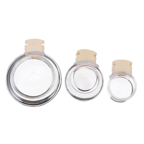 VICASKY Teiliges Transparentes Vogelkäfig Zubehör Futter und Wassernapf mit Badewanne Langlebiges Sicheres Material Einfache Befüllung Geeignet für Wellensittiche und Andere Ziervögel von VICASKY