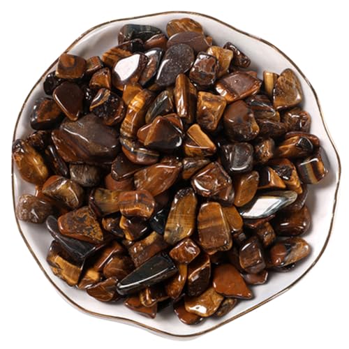 VICASKY Tigerauge Aquarium Dekosteine Bulk Stein für Gartenteiche Terrarien und Fischtank Natürliche Gelbe Gravels für Lebendige Aquarien Wasserfeatures VICASKY Tigerauge Aquarium Dekosteine Bulk Stein für Gartenteiche Terrarien und Fischtank Natürliche Gelbe Gravels für Lebendige Aquarien Wasserfeatures von VICASKY
