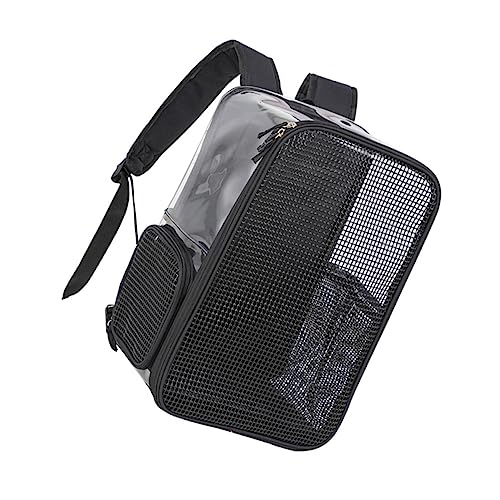 VICASKY Tragbarer Transparenter Haustier Rucksack für Katzen Atmungsaktives Design Große Kapazität für Reisen Camping und Sightseeing Langlebig und Komfortabel für Kleine VICASKY Tragbarer Transparenter Haustier Rucksack für Katzen Atmungsaktives Design Große Kapazität für Reisen Camping und Sightseeing Langlebig und Komfortabel für Kleine von VICASKY