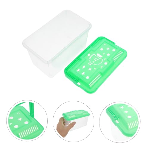 VICASKY Tragbares Kleines Aquarium Fischtank für Fische und Schildkröten Kunststoff Terrarium mit Elegantem Design Vielseitiger Haustierbehälter für Betta Hamster und Reptilien Handlicher VICASKY Tragbares Kleines Aquarium Fischtank für Fische und Schildkröten Kunststoff Terrarium mit Elegantem Design Vielseitiger Haustierbehälter für Betta Hamster und Reptilien Handlicher von VICASKY