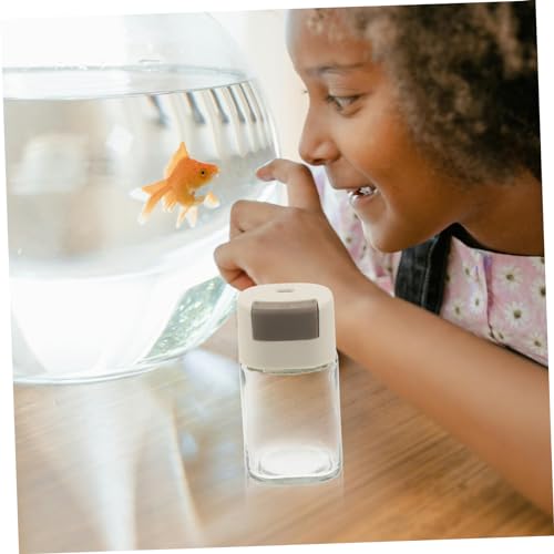 VICASKY Transparenter Fischfutterspender Futterflasche Fischfutterbehälter Feuchtigkeitsgeschützt für Aquarium Goldfische Kompatibel Kompakte Aufbewahrungsbox für Trockenfutter VICASKY Transparenter Fischfutterspender Futterflasche Fischfutterbehälter Feuchtigkeitsgeschützt für Aquarium Goldfische Kompatibel Kompakte Aufbewahrungsbox für Trockenfutter von VICASKY