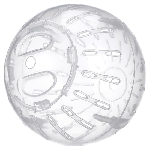 VICASKY Transparenter Hamster Laufball für Zwerghamster und Tragbar Langlebiges Kleintier Übungszubehör Bietet Sicheren Spielspaß und Fördert die Gesundheit Kleinen von VICASKY