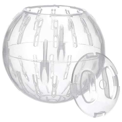 VICASKY Transparenter Hamsterball für Kleine Haustiere Gymnastikball mit Belüftung für Hamster und Andere Kleintiere und Tragbar aus Sicherem Material VICASKY Transparenter Hamsterball für Kleine Haustiere Gymnastikball mit Belüftung für Hamster und Andere Kleintiere und Tragbar aus Sicherem Material von VICASKY