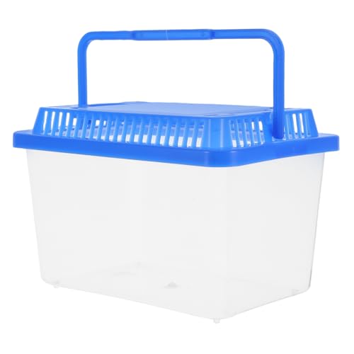 VICASKY Transportbox für Haustiere Handliches Transparentes Reptilienbecken für Schildkröten Fische und Reptilien Langlebig aus Robustem Kunststoff Großzügiger für Heimgebrauch VICASKY Transportbox für Haustiere Handliches Transparentes Reptilienbecken für Schildkröten Fische und Reptilien Langlebig aus Robustem Kunststoff Großzügiger für Heimgebrauch von VICASKY