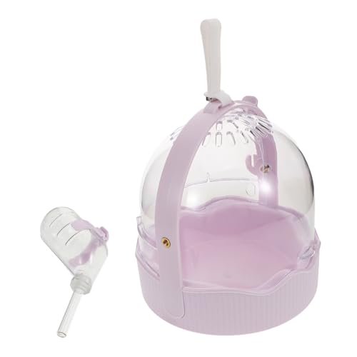 VICASKY Transportkäfig für Kleintiere Tragbare Hamster Transportbox mit Wasserflasche und Futternapf für Reisen mit Zwerghamstern Rennmäusen und Anderen Kleinen Haustieren VICASKY Transportkäfig für Kleintiere Tragbare Hamster Transportbox mit Wasserflasche und Futternapf für Reisen mit Zwerghamstern Rennmäusen und Anderen Kleinen Haustieren von VICASKY