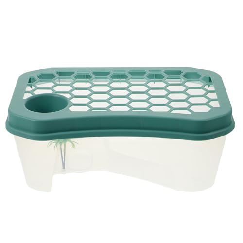VICASKY Turtle Aquarium Plattform aus Kunststoff mit Rampen Design rutschfest Leicht zu Reinigen als Schildkröten Sonnenplattform und Habitat Zubehör für Haushaltssäuger von VICASKY