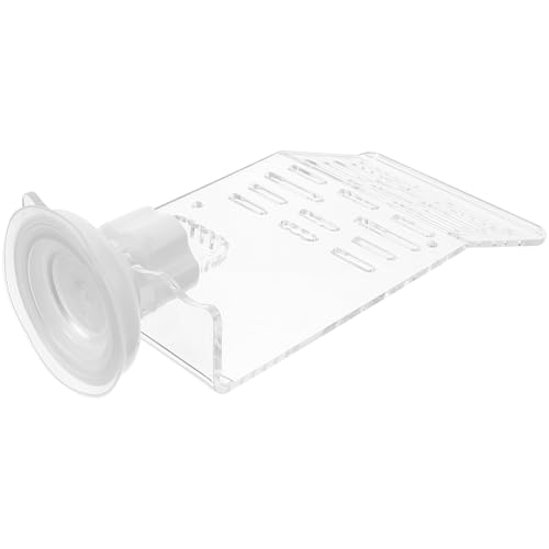 VICASKY Turtle Terrace Basking Platform für Schildkröten Transparente Schwimmende für Aquarien Vielseitig Einsetzbare Kletterplattform für Reptilien Installieren und Dekorativ von VICASKY