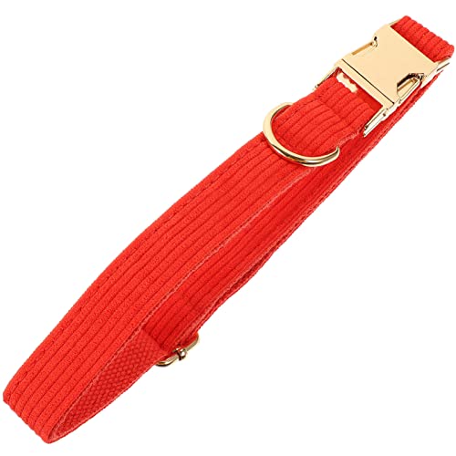 VICASKY Haustierhalsband aus Stoff mit Metallschnalle Verstellbar für Hunde und Katzen Atmungsaktiv für Welpen und Große Hunde VICASKY Haustierhalsband aus Stoff mit Metallschnalle Verstellbar für Hunde und Katzen Atmungsaktiv für Welpen und Große Hunde von VICASKY