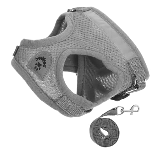 VICASKY Geschirr Für Katzen Mit Leine Set Aus Verstellbarer Netzweste Und Hundeleine Für Kleine Haustiere Bis Bequeme Passform Und Langlebiges Material von VICASKY