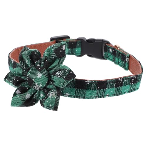 VICASKY Verstellbares Weihnachts Hundehalsband Mit Sonnenblumen Für Kleine Haustiere Katzen Und Haustierzubehör von VICASKY