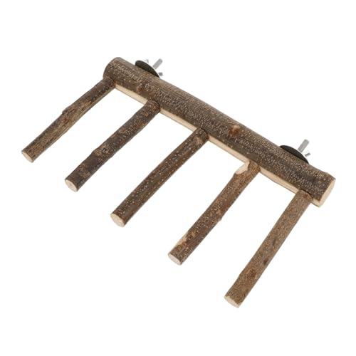 VICASKY Vogel Sitzstange aus Natürlichem Holz für Papageien und Kleine Vögel Kletterspielzeug für Vogelkäfig Feststehende Barschleiter zur Krallenpflege und Bewegung Geeignet für Sittiche VICASKY Vogel Sitzstange aus Natürlichem Holz für Papageien und Kleine Vögel Kletterspielzeug für Vogelkäfig Feststehende Barschleiter zur Krallenpflege und Bewegung Geeignet für Sittiche von VICASKY