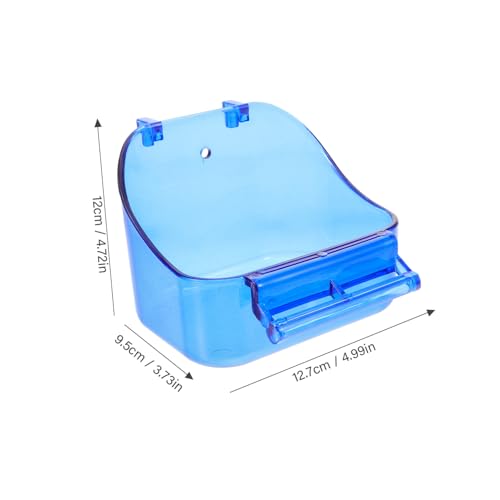 VICASKY Vogelbadewanne für Käfig Parrot Bath Box mit Glatten Kanten Leicht Vielseitig für Wellensittiche Kanarienvögel Sittiche und Kleine Vögel Sommerliche Vogeldusche und Winter VICASKY Vogelbadewanne für Käfig Parrot Bath Box mit Glatten Kanten Leicht Vielseitig für Wellensittiche Kanarienvögel Sittiche und Kleine Vögel Sommerliche Vogeldusche und Winter von VICASKY