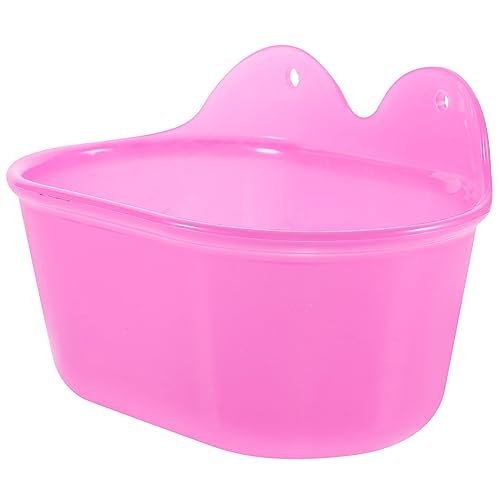 VICASKY Vogelbadewanne für Papageien und Wellensittiche Große Praktische Badewanne aus Langlebigem zu Installieren Futternapf und Badehilfe von VICASKY