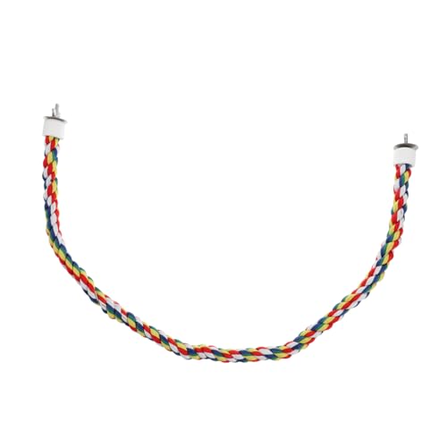 VICASKY Vogelkauenspielzeug Mit Papageienseil Barch Bunte Baumwollseilleiter Rotierendes Kletternetz Für Papageien Für Vogel -Cockatiels -käfige Rotierende Kletternetz VICASKY Vogelkauenspielzeug Mit Papageienseil Barch Bunte Baumwollseilleiter Rotierendes Kletternetz Für Papageien Für Vogel -Cockatiels -käfige Rotierende Kletternetz von VICASKY