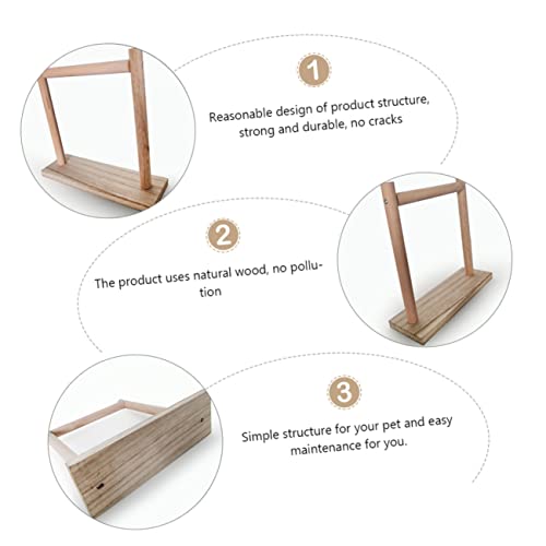 VICASKY Vogelspielplatz Stand für Vögel aus Natürlichem Holz Klettern und Entspannen für Wellensittiche Nymphensittiche und Andere Kleine Vögel Leicht zu Reinigen und Sicher VICASKY Vogelspielplatz Stand für Vögel aus Natürlichem Holz Klettern und Entspannen für Wellensittiche Nymphensittiche und Andere Kleine Vögel Leicht zu Reinigen und Sicher von VICASKY