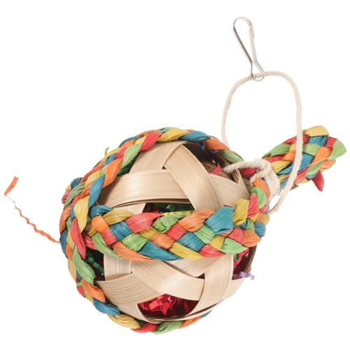 VICASKY Parrot Paper Chew Toy Buntes Kauspielzeug Für Kleine Und Mittelgroße Vögel Sicheres Und Strapazierfähiges Spielzeug Für Papageien Fördert Aktives Spiel Und Beschäftigung von VICASKY