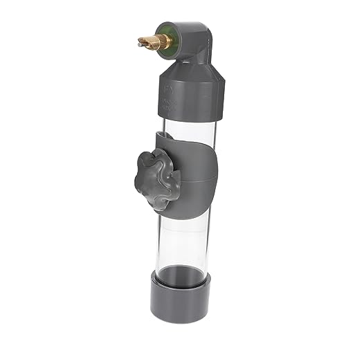 VICASKY Vogeltrinker Transparent Spender Wasser Hängend Groß Trinken Für Haustier Vogel-trinkwerkzeug Vogelfütterer Vogelzubehör Vogeltränke PVC Grey von VICASKY