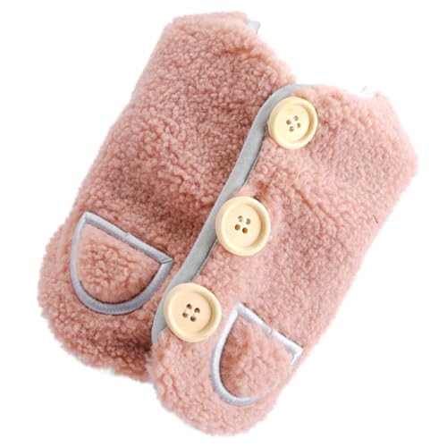 VICASKY Warme Weste für Hunde Entzückende Knopf Kleidung für Welpen Bequeme Haustier Winterjacke für Herbst und Winter Hochwertige Handgefertigte Tierbekleidung VICASKY Warme Weste für Hunde Entzückende Knopf Kleidung für Welpen Bequeme Haustier Winterjacke für Herbst und Winter Hochwertige Handgefertigte Tierbekleidung von VICASKY
