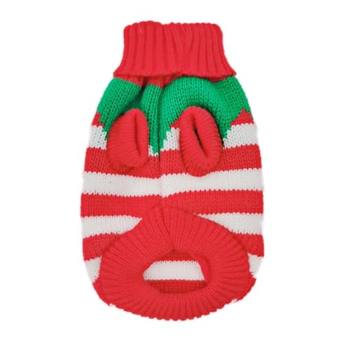 VICASKY Weicher Weihnachts Hundepullover Atmungsaktive Warme Haustierkleidung für Kleine Hunde und Katzen Leichtes Langlebiges Winterkostüm Festliches Xmas Supply für Kalte Tage VICASKY Weicher Weihnachts Hundepullover Atmungsaktive Warme Haustierkleidung für Kleine Hunde und Katzen Leichtes Langlebiges Winterkostüm Festliches Xmas Supply für Kalte Tage von VICASKY