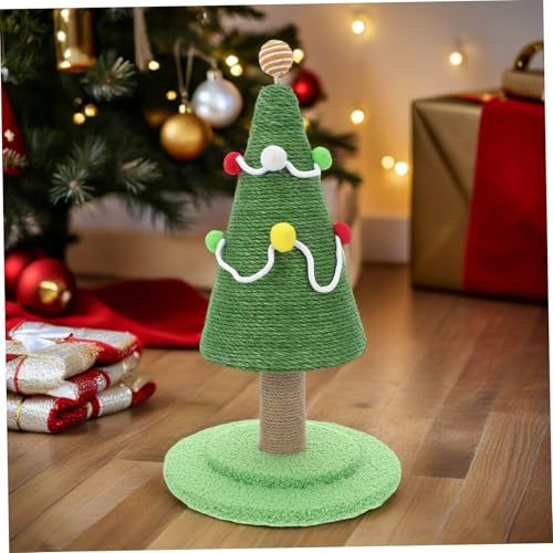 VICASKY Weihnachtlicher Kratzbaum Katzenkratzbaum Hoch Natürlicher Sisal Kratzpfosten Kompakt Für Mehrere Katzen Innenbereich Festliches Design VICASKY Weihnachtlicher Kratzbaum Katzenkratzbaum Hoch Natürlicher Sisal Kratzpfosten Kompakt Für Mehrere Katzen Innenbereich Festliches Design von VICASKY