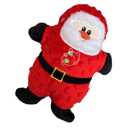 VICASKY Weihnachtliches Kauspielzeug Für Interaktives Kreatives Und Trainingsspielzeug Im Niedlichen Santa Design Für Welpen Und Kleine Zu Reinigen von VICASKY