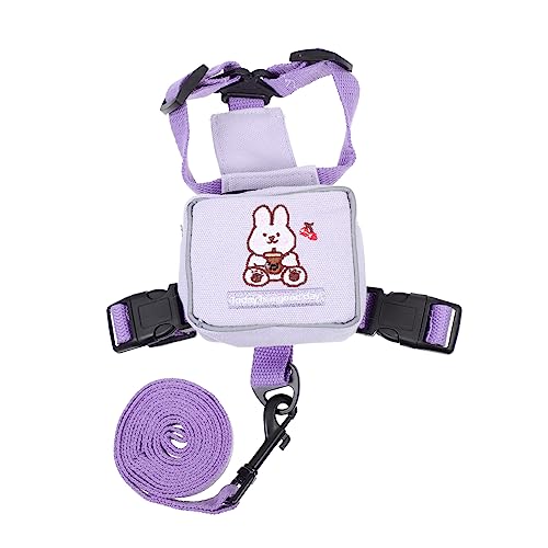 VICASKY Welpenleine Katzengeschirr Rucksack mit Leine für Kleine Entzückender Kabelbaum für Katzen Atmungsaktiv für Ausflüge und von VICASKY