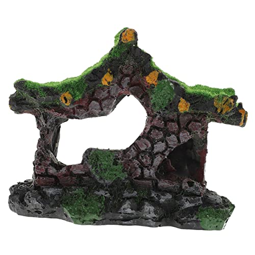 VICASKY Wiederverwendbare Aquarium Dekoration Resinhöhle Für Fische Aquarium Fischunterkunft Stilvolle Fischtank Deko Fischhöhle Für Aquarien Und Garnelen von VICASKY