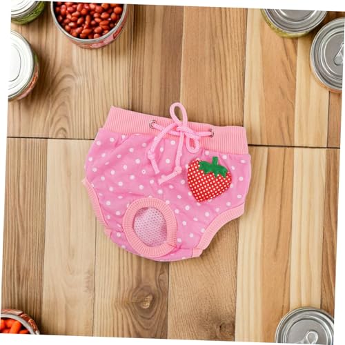 VICASKY Wiederverwendbare Baumwoll Hundewindel Physiologische Hose für Mittlere Hunde Komfortable Atmungsaktive Pet Safety Pants mit Hoher Saugfähigkeit zum Schutz von Möbeln und Böden von VICASKY