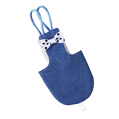 VICASKY Wiederverwendbare Vogelwindel für Papageien Waschbarer Fluchtanzug für Sittiche und Tauben Bequeme Sichtwindel für Kleine Vögel für Zuhause und Unterwegs Jeans von VICASKY
