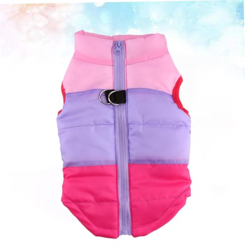 VICASKY Winter Hundeweste Warm Kuschelig Atmungsaktiv für Haustiere XL Schützende Hundejacke in Rosé für Herbst und Winter Komfortable Hundebekleidung für Spaziergänge und Sport VICASKY Winter Hundeweste Warm Kuschelig Atmungsaktiv für Haustiere XL Schützende Hundejacke in Rosé für Herbst und Winter Komfortable Hundebekleidung für Spaziergänge und Sport von VICASKY