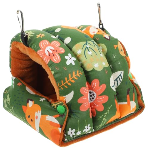 VICASKY Winter Warm Bird Hammock für Papageien Dicke Isolierung für Optimalen Hängendes Vogelhaus für Käfige Gemütlicher Rückzugsort für Wellensittiche und Nymphensittiche VICASKY Winter Warm Bird Hammock für Papageien Dicke Isolierung für Optimalen Hängendes Vogelhaus für Käfige Gemütlicher Rückzugsort für Wellensittiche und Nymphensittiche von VICASKY