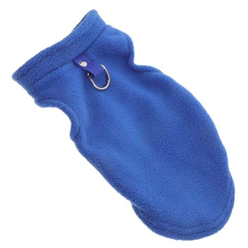 VICASKY Winterhundeweste Für Kleine Und Mittelgroße Fleece Und Bequeme Tierbekleidung D Ring Für Leinenbefestigung Weste Für Haustierfeste von VICASKY