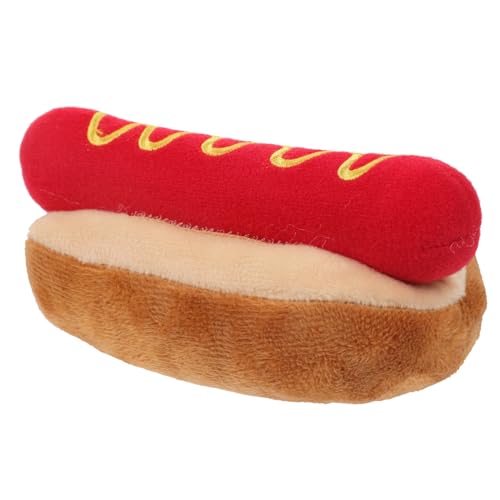 VICASKY Wurstform Interaktives Kauspielzeug mit Geräuschfunktion für Stressabbauendes Plüschtier zur Bindung Befriedigung VICASKY Wurstform Interaktives Kauspielzeug mit Geräuschfunktion für Stressabbauendes Plüschtier zur Bindung Befriedigung von VICASKY