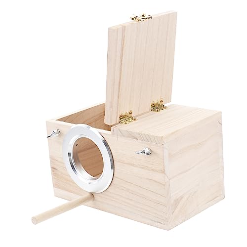 Vogelhaus aus Holz für Wildvögel Nistkasten für Papageien und Singvögel Kleine Schutz und Raubtieren für Vogelbeobachtung im Garten Vogelhaus aus Holz für Wildvögel Nistkasten für Papageien und Singvögel Kleine Schutz und Raubtieren für Vogelbeobachtung im Garten von VICASKY
