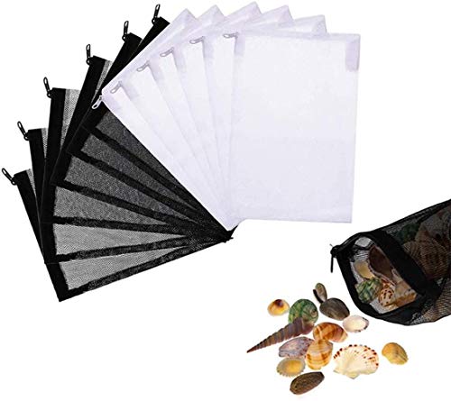 VICMAT 20 Aquarium Filterbeutel Nylon Mesh Filter Bag, Wiederverwendbare Netztasche mit Reißverschluss für Aktivkohle Biospheres Aquarium Mesh Bag VICMAT 20 Aquarium Filterbeutel Nylon Mesh Filter Bag, Wiederverwendbare Netztasche mit Reißverschluss für Aktivkohle Biospheres Aquarium Mesh Bag von VICMAT