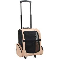 VidaXL Haustier Trolley beige von VIDAXL