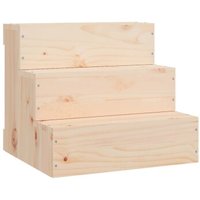 VidaXL Haustiertreppe M (40x37,5x35 cm) helles Holz von VIDAXL