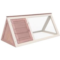 VidaXL Holz Kaninchenstall / Kleintierstall altrosa von VIDAXL