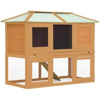 VidaXL Holz Kaninchenstall helles Holz von VIDAXL