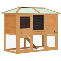 VidaXL Holz Kaninchenstall helles Holz VidaXL Holz Kaninchenstall helles Holz von VIDAXL
