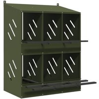 VidaXL Hühner-Nistkasten grün 79 cm, 80 cm, 1,095 m von VIDAXL
