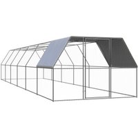 VidaXL Hühnerkäfig mit Teilüberdachung 3 m, 12 m, 2 m von VIDAXL