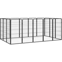 VidaXL Hunde Laufstall Stahl Pulverbeschichtet Freilaufgehege VidaXL Hunde Laufstall Stahl Pulverbeschichtet Freilaufgehege von VIDAXL