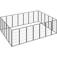 VidaXL Hunde Laufstall Stahl Pulverbeschichtet Freilaufgehege VidaXL Hunde Laufstall Stahl Pulverbeschichtet Freilaufgehege von VIDAXL