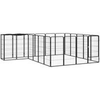 VidaXL Hunde Laufstall Stahl Pulverbeschichtet Freilaufgehege VidaXL Hunde Laufstall Stahl Pulverbeschichtet Freilaufgehege von VIDAXL