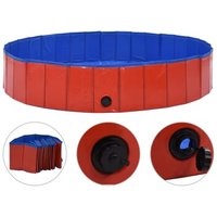 VidaXL Hunde-Pool rot 1,6 m, 30 cm VidaXL Hunde-Pool rot 1,6 m, 30 cm von VIDAXL