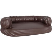VidaXL Hundebett Ergonomisch Kunstleder braun L VidaXL Hundebett Ergonomisch Kunstleder braun L von VIDAXL