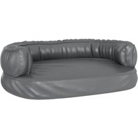 VidaXL Hundebett Ergonomisch Kunstleder grau S VidaXL Hundebett Ergonomisch Kunstleder grau S von VIDAXL