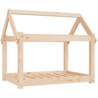 VidaXL Hundebett L (81x60x70 cm) aus Kiefernholz naturfarben von VIDAXL