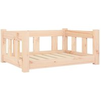 VidaXL Hundebett Massivholz Kiefer natur / beige 50,5 cm, 28 cm, 65,5 cm VidaXL Hundebett Massivholz Kiefer natur / beige 50,5 cm, 28 cm, 65,5 cm von VIDAXL